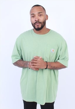 Men's Vintage Carhartt mint green pocket t-shirt 