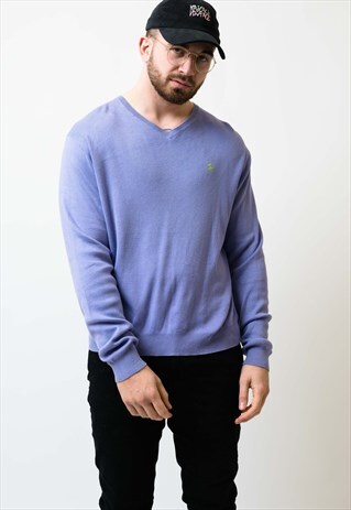 VINTAGE RALPH LAUREN V-NECK JUMPER