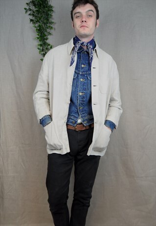 LINEN WORKWEAR JACKET