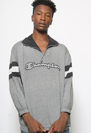 VINTAGE CHAMPION 1/4 ZIP SWEATSHIRT