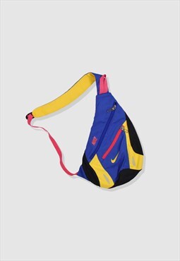 Vintage 90s Nike Colour Block Tri-Harness Sling Bag