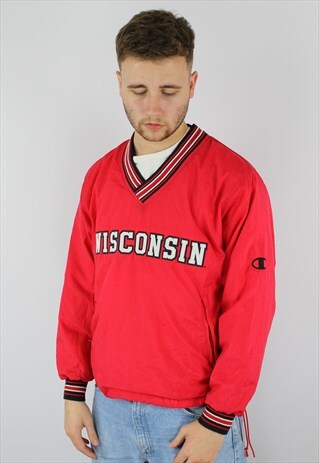 CHAMPION CLASSIC SPORTS PULLOVER WINDBREAKER JACKET