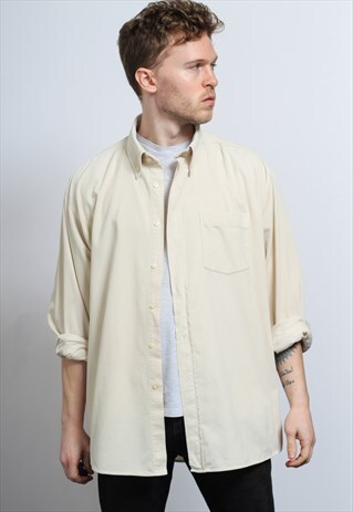 VINTAGE CORDUROY SHIRT BEIGE