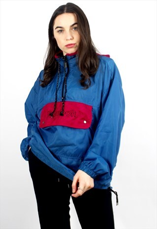 90'S VINTAGE MULTI-COLOURED RAIN MAC