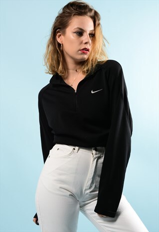 NIKE RETRO BLACK 1/4 ZIP NIKE SPORT TOP