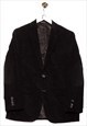 Vintage Between-seasons jacket Genoa corduroy look black