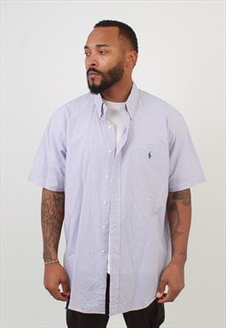 Men's Vintage Polo Ralph Lauren short sleeve check shirt