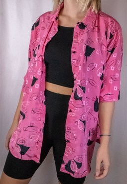 Rose pink blouse