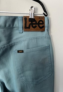 Vintage Lee 70s Boho Light Blue Hipster Jeans 