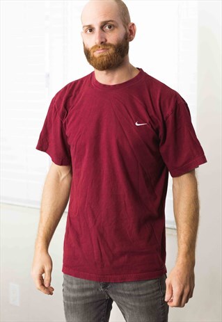 VINTAGE NIKE T-SHIRT LOGO 90S S 6.9