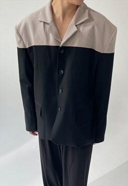 Men's Contrast color stitching design suit SS2022 VOL.2
