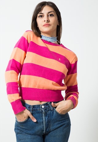 VINTAGE POLO RALPH LAUREN KNIT JUMPER / S290