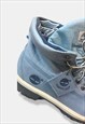 Rare Y2K Vintage Baby Blue Roll Top Timberland Boots