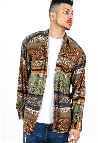 VINTAGE PATTERNED SHIRT S398