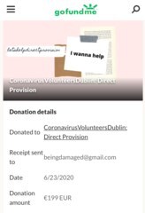 Donation made to direct provision centers in Ireland