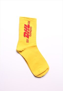 Yellow DHL Socks. Unisex. Gift