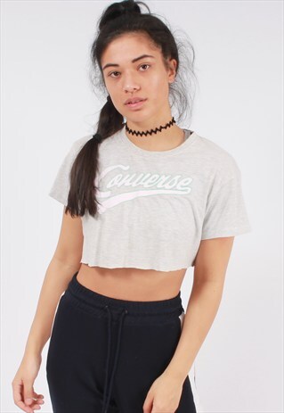 VINTAGE CONVERSE CROPPED T SHIRT