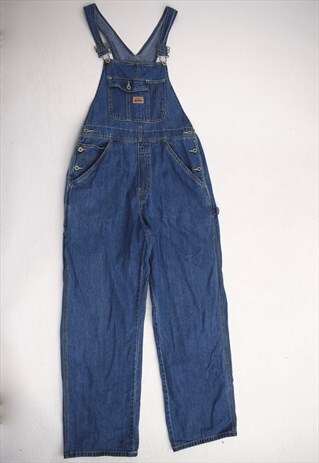 VINTAGE 90S OLD NAVY BLUE FRONT POCKET DUNGAREES