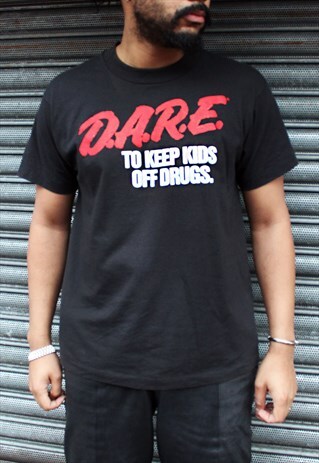 D.A.R.E. VINTAGE 90S LOGO T-SHIRT