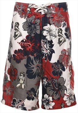 Vintage Floral Shorts - W32