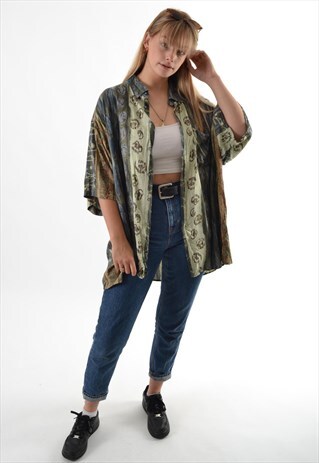 VINTAGE PATTERN SHIRT GSS1369
