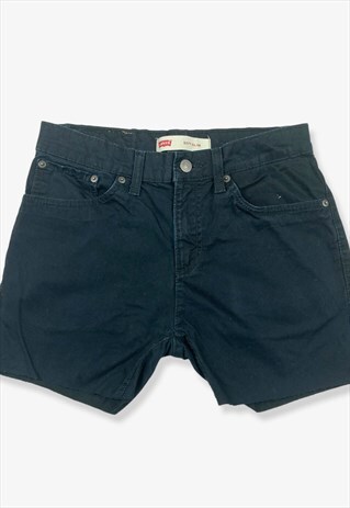 VINTAGE LEVI'S 511 CUT OFF CHINO SHORTS BLACK W29 BV14567