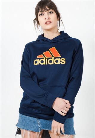 ON SALE - VINTAGE 90S ADIDAS HOODIE / S3614
