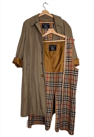 Trench Coat Burberry vintage oversize unisex size M