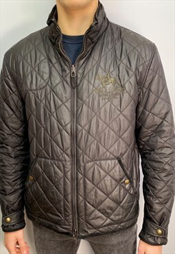 Vintage Polo Ralph Lauren reversible jacket in black (L)