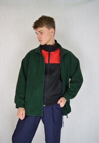 VINTAGE GREEN FLEECE SWEATSHIRT