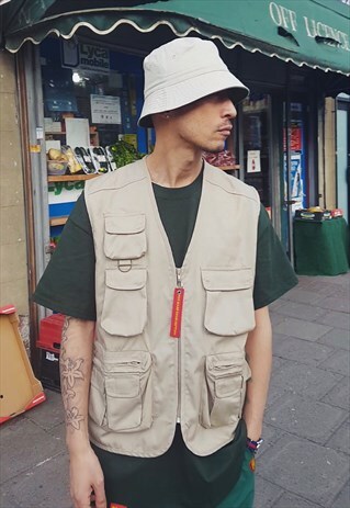 FMC LIGHTWEIGHT UTILITY VEST BEIGE