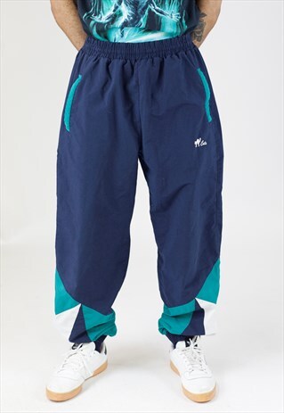 VINTAGE 90S NAVY TRACKSUIT BOTTOMS