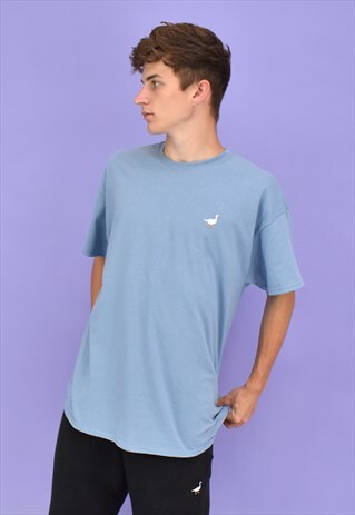 G&G UNISEX STONE BLUE GOOSE S/S TEE