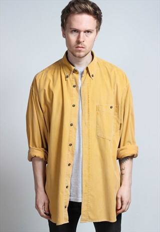 VINTAGE OVERSIZED CORDUROY SHIRT