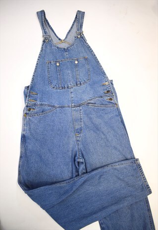 VINTAGE 90S LONDON LONDON DENIM DUNGAREES