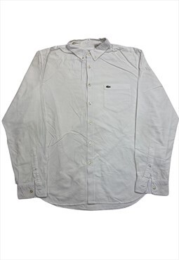 Men lacoste shirt white size 2XL