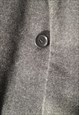 YVES SAINT LAURENT VINTAGE OVERSIZE UNISEX WOOL COAT, XL