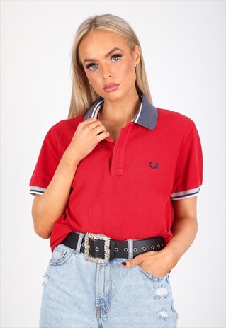 VINTAGE FRED PERRY POLO T-SHIRT T104