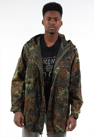 VINTAGE SCHARRER GERMAN MILITARY PARKA 1993