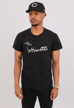 Vintage Men's 90's The Intimates Black T-Shirt