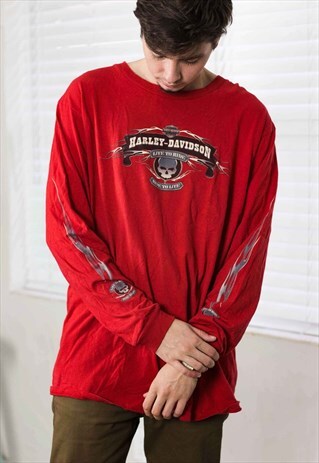 VINTAGE HARLEY-DAVIDSON DAYTONA T-SHIRT LOGO 90S XL 11.5