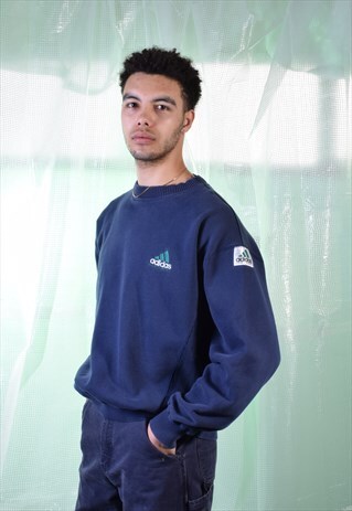 VINTAGE ADIDAS EQUIPMENT NAVY SWEATSHIRT