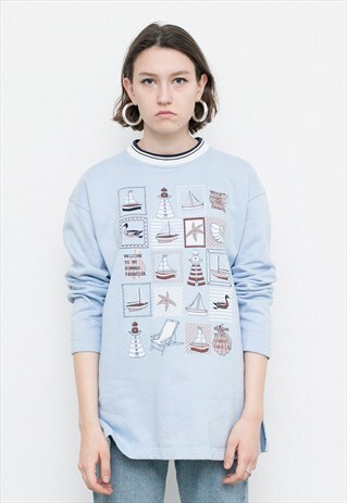SEASIDE THEMED PULLOVER
