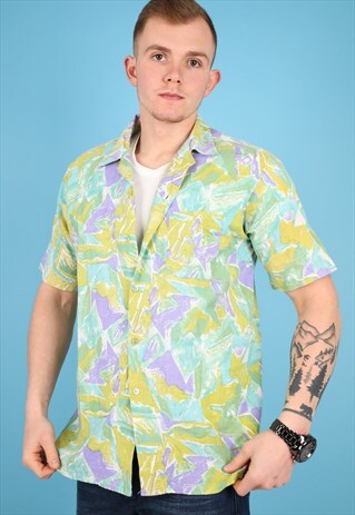VINTAGE PATTERN SHIRT IN MULTI NS160