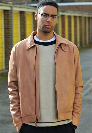 VINTAGE // RALPH LAUREN // REAL LAMBSKIN JACKET