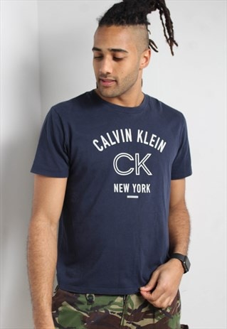 Vintage Calvin Klein T-Shirt Blue