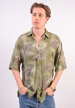 Vintage Hawaiian Shirt Green