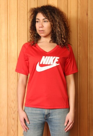 VINTAGE 1990S RED NIKE T-SHIRT
