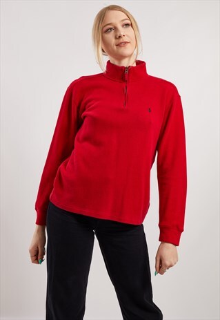 VINTAGE RALPH LAUREN 1/4 ZIP SWEATSHIRT