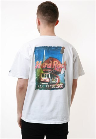 90S HARD ROCK CAFE SAN FRANCISCO GRAPHIC T-SHIRT 17280
